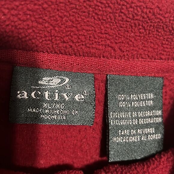 🔥🔥 OKLAHOMA OU SOONERS 1/4 ZIP Fleece Pullover Sweatshirt Jacket - EUC - XL - Picture 6 of 12